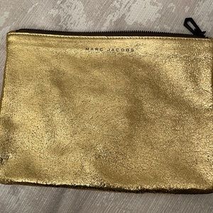 Marc Jacobs gold clutch